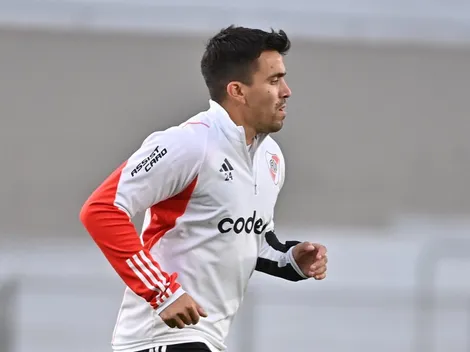 Marcos Acuña, titular en River frente a Newell's