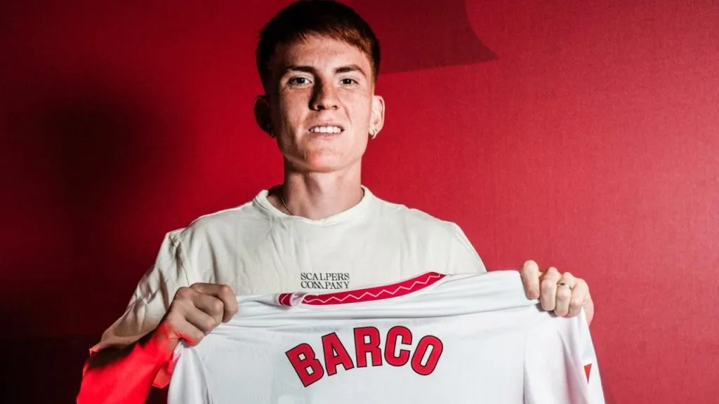 Valentín Barco, en su presentación en Sevilla.