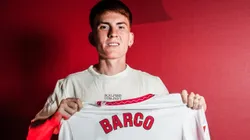 Valentín Barco, en su presentación en Sevilla.