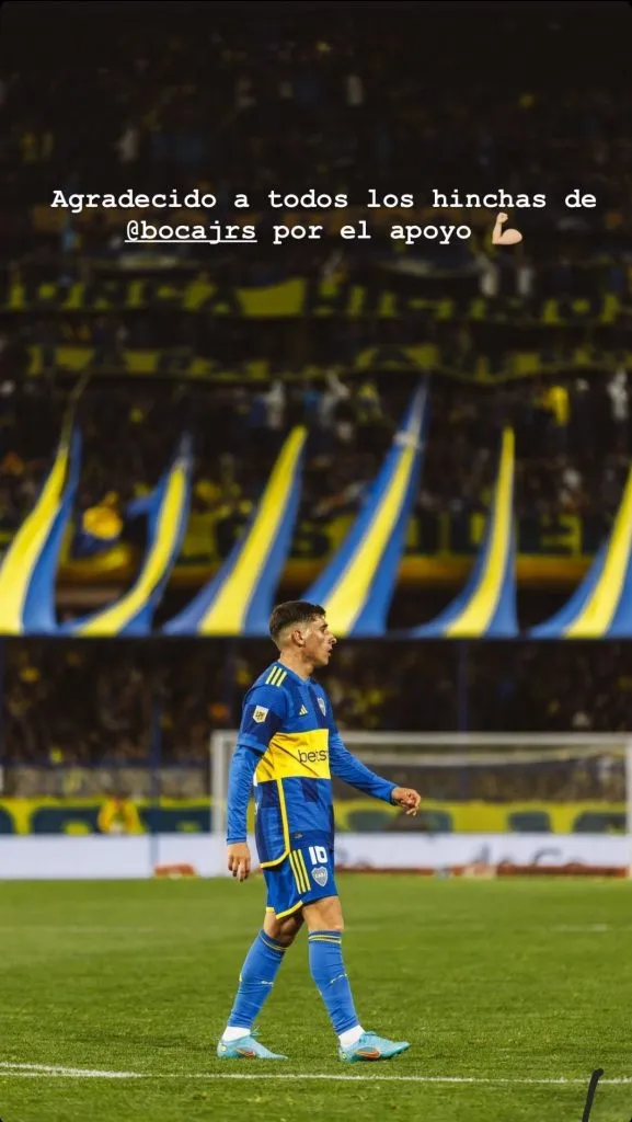 El posteo de Merentiel en Instagram.