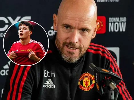 Erik ten Hag explicó la salida de Pellistri de Manchester United y no descartó un regreso