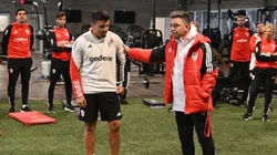 Marcos Acuña y Marcelo Gallardo