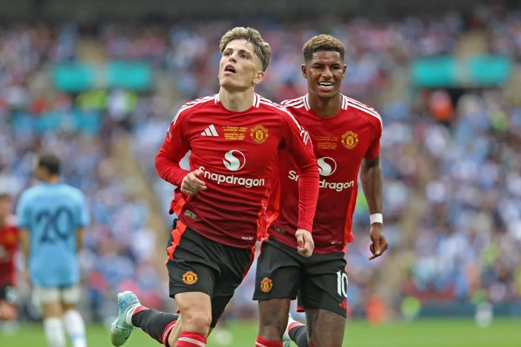 Alejandro Garnacho es cada vez más influyente en el Manchester United. IMAGO