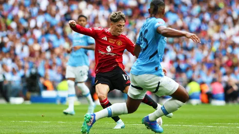 Garnacho, elogiado por una leyenda del United