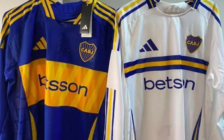 Las camisetas de Boca para la temporada 2024/2025.