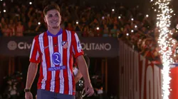 Julián Álvarez, protagonista en la fiesta del Atlético de Madrid.