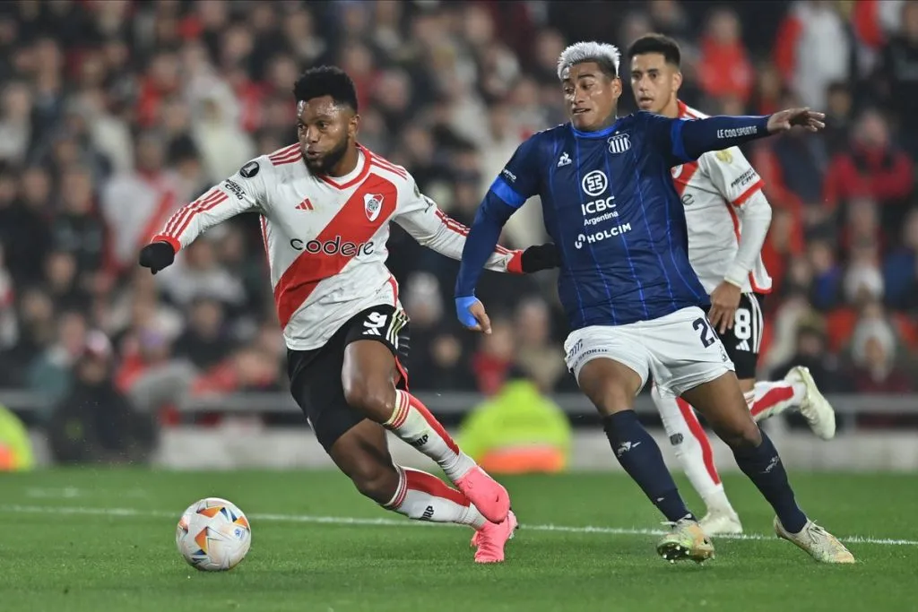 Miguel Borja, siempre clave para River. (Foto: Prensa River)