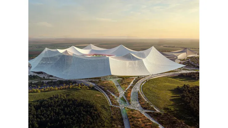 El estadio que se construirá en Casablanca.
