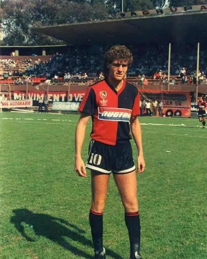Sus primeros tiempos en Newell’s. Foto IG.