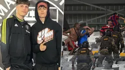 Roberto Garnacho se lanzó contra la policía brasileña al ver los incidentes que sufrieron los hinchas de San Lorenzo en Belo Horizonte.