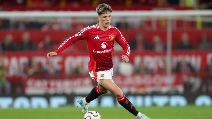Alejandro Garnacho en Manchester United.