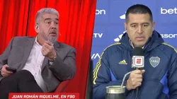 Chavo Fucks cruzó a Riquelme, momentos antes de irse de la entrevista.