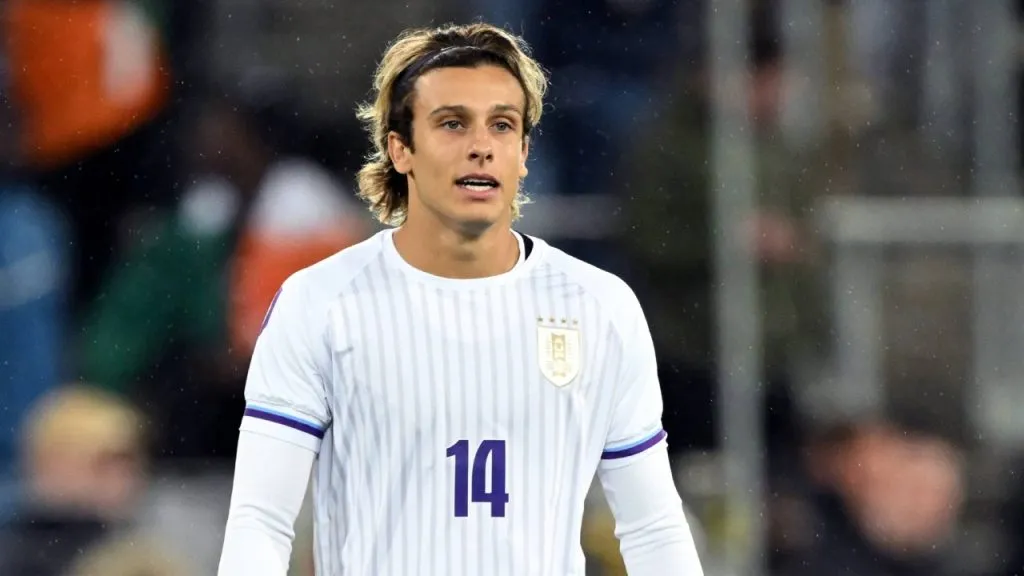 Canobbio, en un partido amistoso con Uruguay antes de la Copa América (IMAGO / ANP).