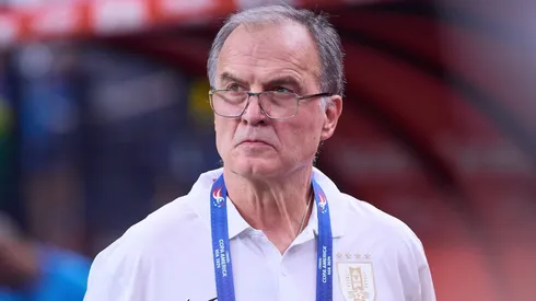 Marcelo Bielsa, DT de la selección de Uruguay.