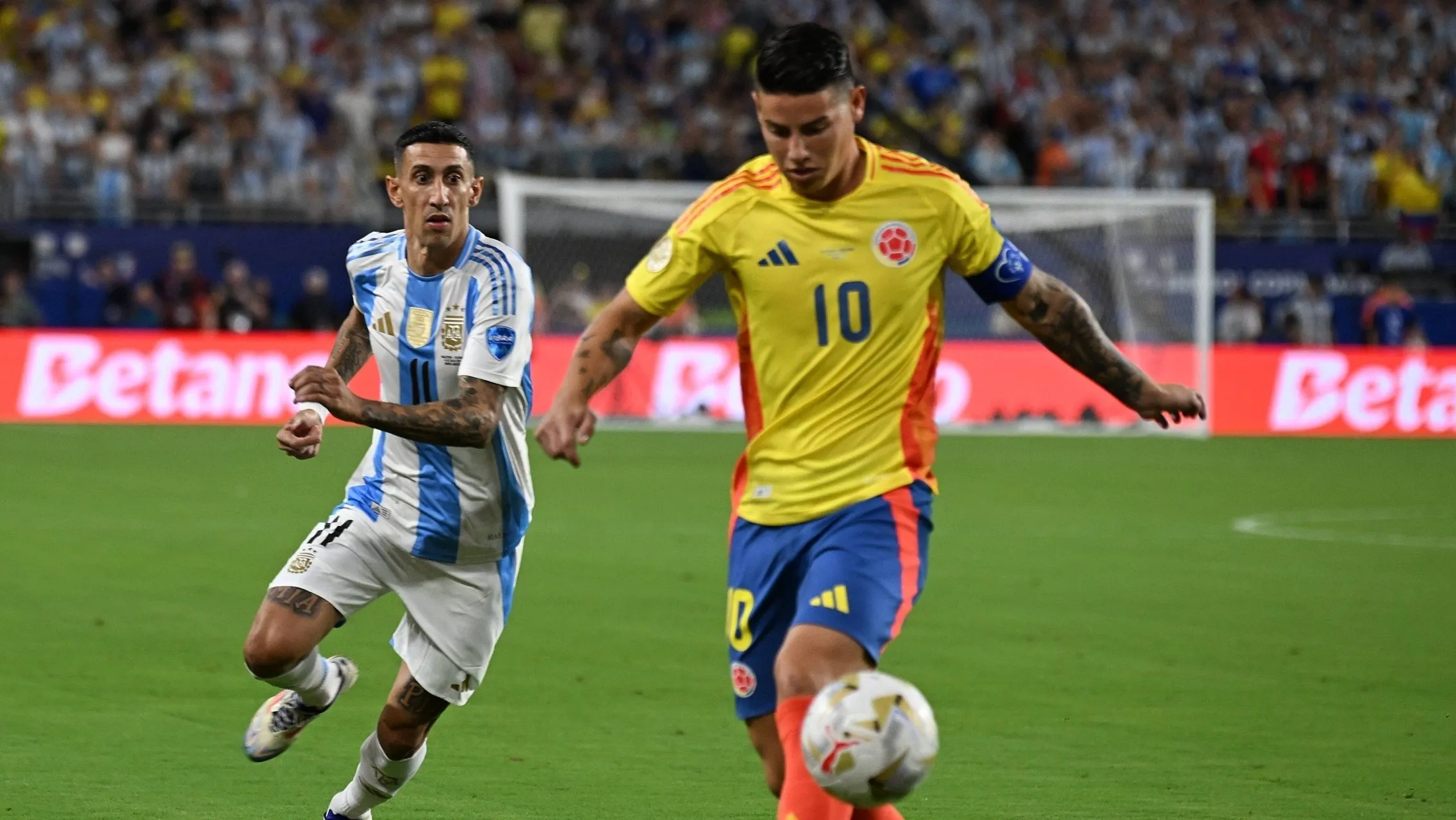 James Rodríguez en la final de la Copa América. (Foto: IMAGO).