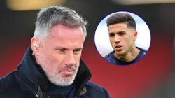 Jamie Carragher dispara contra Chelsea.