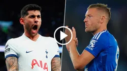 Tenso cruce entre Romero y Vardy.