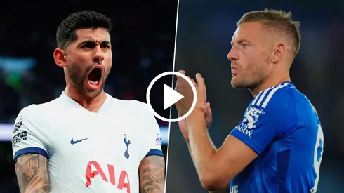 Tenso cruce entre Romero y Vardy.