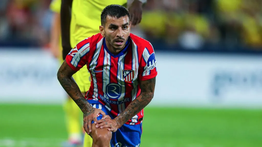 Ángel Correa jugó este lunes ante Villarreal.