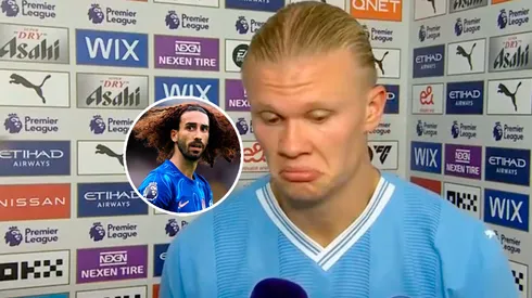 Haaland habló sobre Cucurella.