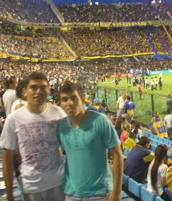 La foto viral de Marcos Acuña en La Bombonera.