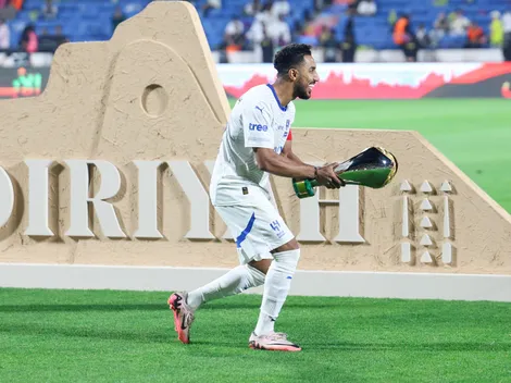 Imitó a Messi: el gesto del capitán de Al Hilal tras vencer al Al Nassr de Cristiano Ronaldo