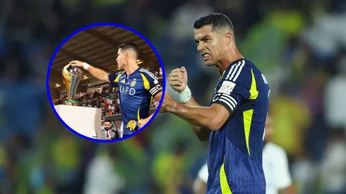 Cristiano Ronaldo tocó la Supercopa y la pasó mal.