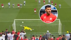 El arquero argentino tapó un penal en el inicio de la Ligue 1.