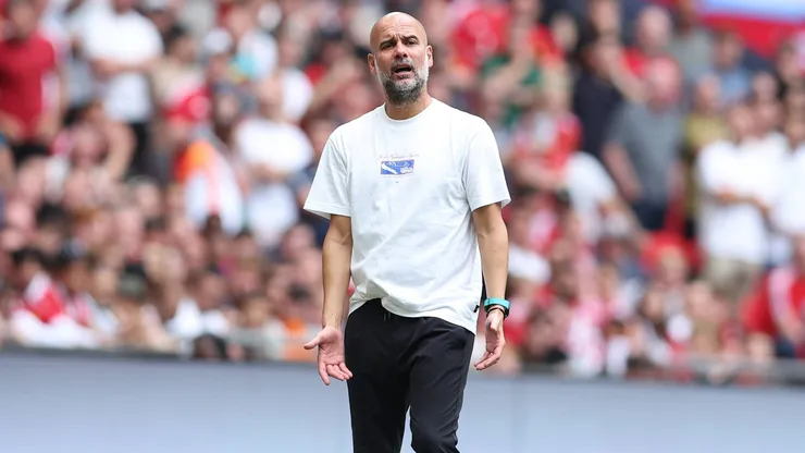 Pep Guardiola, entrenador del Manchester City.