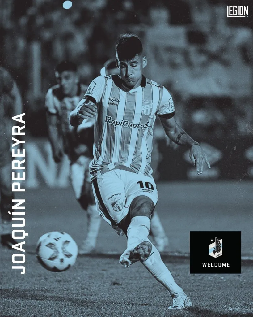Minnesota United dio la bienvenida a Joaquín Pereyra.