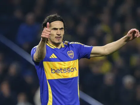 Edinson Cavani definió en cuatro palabras el triunfo de Boca ante Cruzeiro