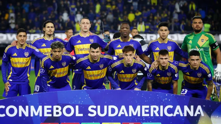 Los once de Boca ante Cruzeiro-