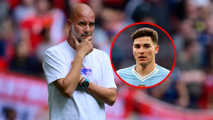 Pep Guardiola definió los pasos a seguir tras la salida de Julián Álvarez.