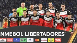 Los once titulares de River ante Talleres.