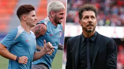 ¿Logrará Simeone complementarse con Julián Álvarez?