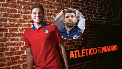 Agüero habló sobre la llegada de Julián Álvarez al Atlético de Madrid