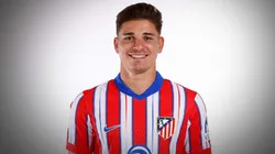 Julián Álvarez fue presentado en Atlético de Madrid.