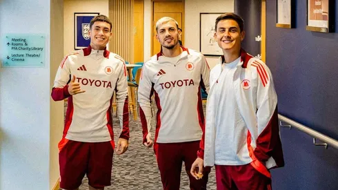 Soulé, Paredes y Dybala comparten plantel en Roma.