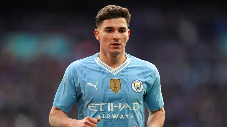 Julián Álvarez en Manchester City.