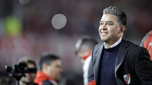 Marcelo Gallardo planifica el once de River.
