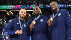 Curry, LeBron y Durant, el trío magnífico en París 2024.