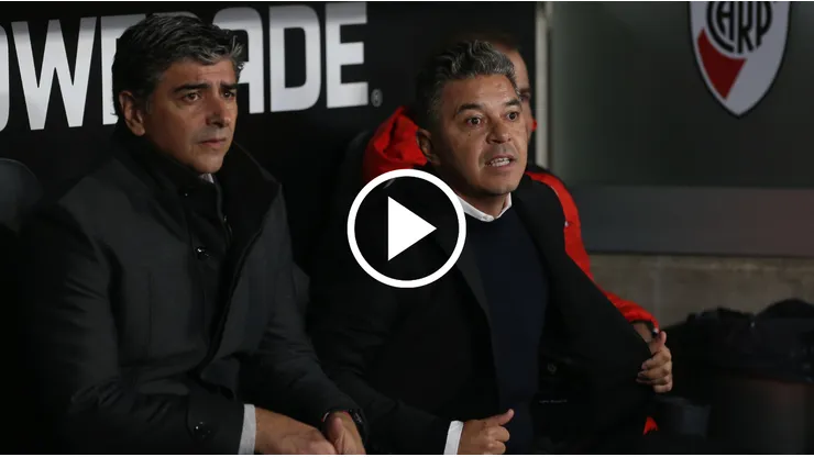 Marcelo Gallardo volvió al banco de River.