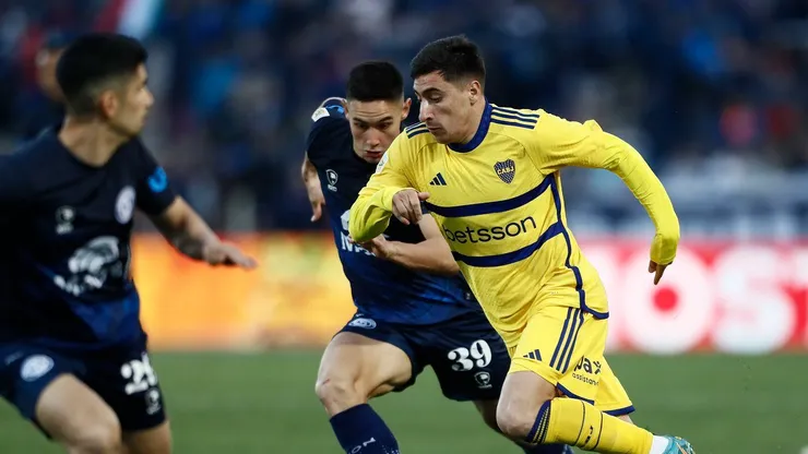 Merentiel fue titular ante Independiente Rivadavia.