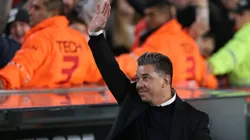 Marcelo Gallardo en su regreso a River.