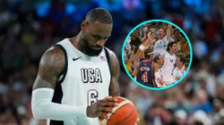 LeBron James no supera la medalla de bronce en Atenas 2004.