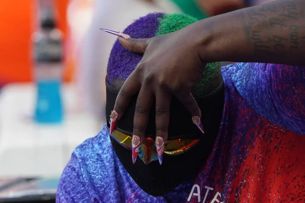 Raven Saunders, una de las atletas destacadas en París 2024. IMAGO