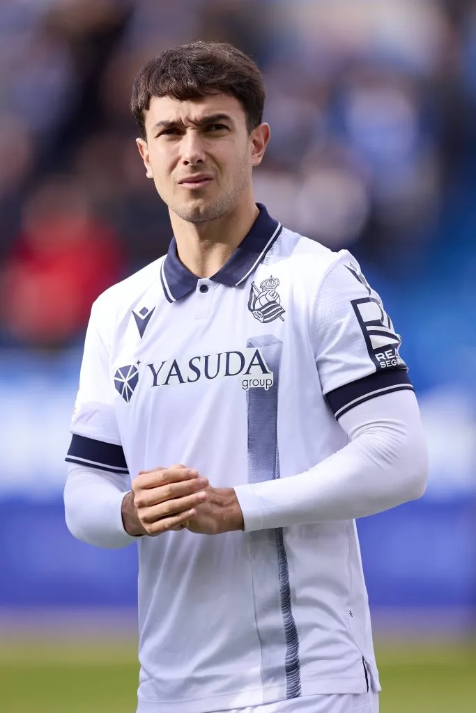 Zubimendi ya mostró su rendimiento con la Real Sociedad en LALIGA e interesó en Barcelona. IMAGO