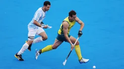 Thomas Craig, jugador de Australia detenido, cuando enfrentó a los 'Leones'.