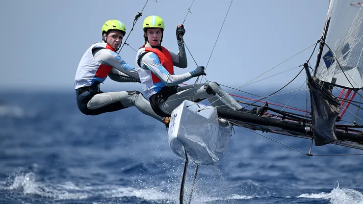 Argentina compite en vela por el oro.