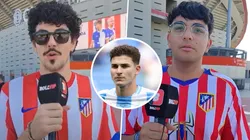 Los hinchas del Atlético de Madrid ya palpitan el arribo de Julián Álvarez.